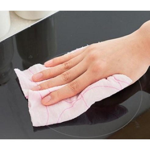 크리넥스 빨아쓰는 위생행주 핑크, 3개입, 1개