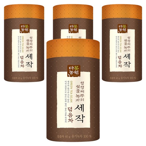 다농원 세작덖음차, 40g, 1개입, 4개
