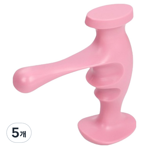 탑피아 가벼운 지압 마사지용품, 5개, 마사지건 핑크