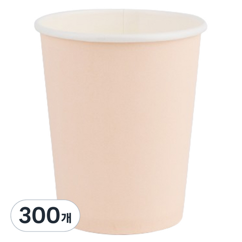 종이컵 베이비핑크 300ml, 1개입, 300개