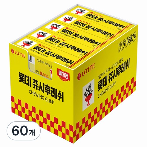 롯데 쥬시후레쉬, 390g, 4개