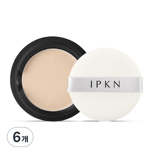 입큰 오리지널 퍼퓸 파우더 팩트 리필 20g, 21호 누드베이지, 6개