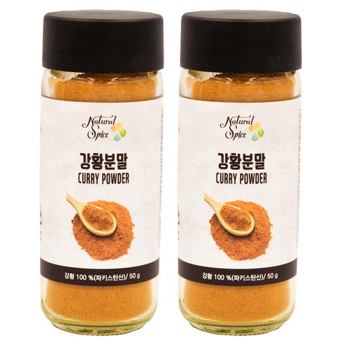 내츄럴스파이스 강황분, 50g, 2개