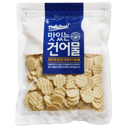 해맑은푸드 꼬마 튀김쥐포, 400g, 5개