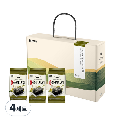정담김 올리브김 도시락김 선물세트, 4세트