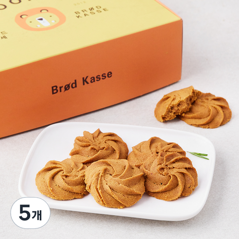 브로드카세 커피 버터쿠키, 180g, 5개
