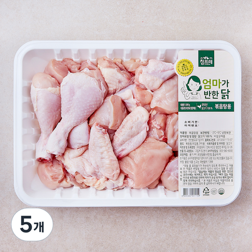 참프레 엄마가 반한닭 볶음탕용 (냉장), 5개, 1kg
