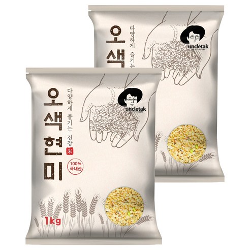 엉클탁 오색현미, 1kg, 2개