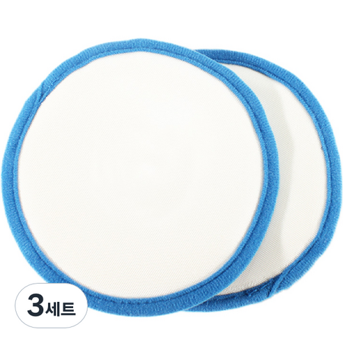 크린포유 원형 물걸레 청소포 전용패드 21cm 2p 세트, 3세트