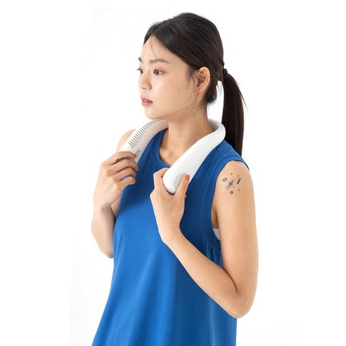 더위를 피하고 시원하게 유지하는 홈플래닛 넥밴드 선풍기