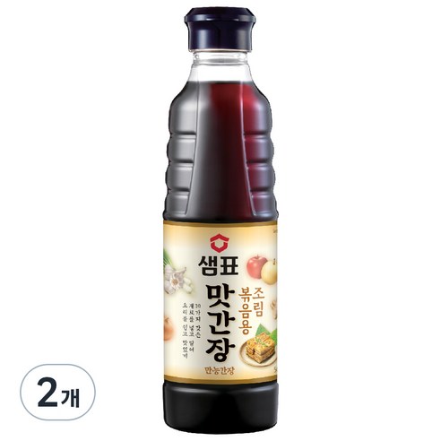 샘표 조림볶음용 맛간장, 500ml, 2개