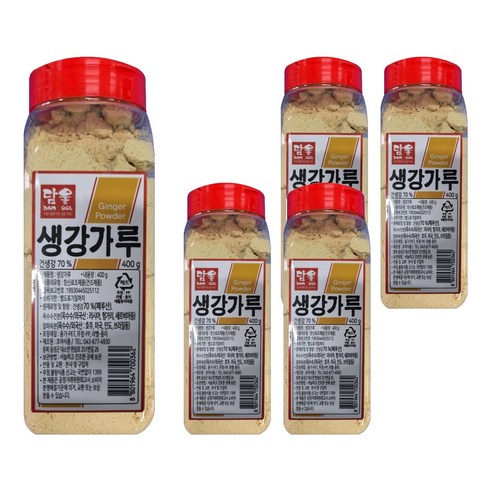 담울 생강가루, 400g, 5개