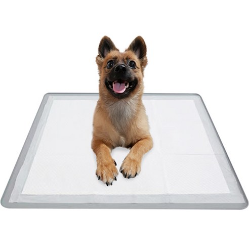 미스터추추 반려동물용 그레이 대형 논슬립 실리콘 배변매트 (80 x 65 cm) 강아지 용품