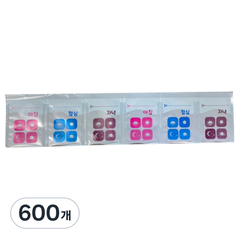 파란물결 약포지 아점저 3도 소, 600개