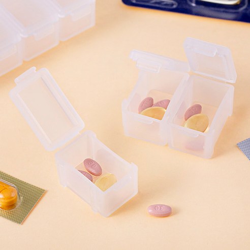 건강한 일상을 위한 현명한 선택, 코멧 분리형 휴대용 약통 2개입 약통