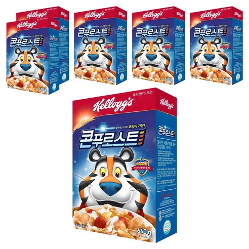 콘푸로스트 시리얼, 660g, 6개