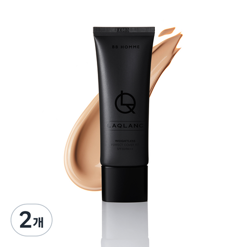 라끌랑 쫀쫀 밀착 옴므 비비크림 40ml, 베이지, 2개