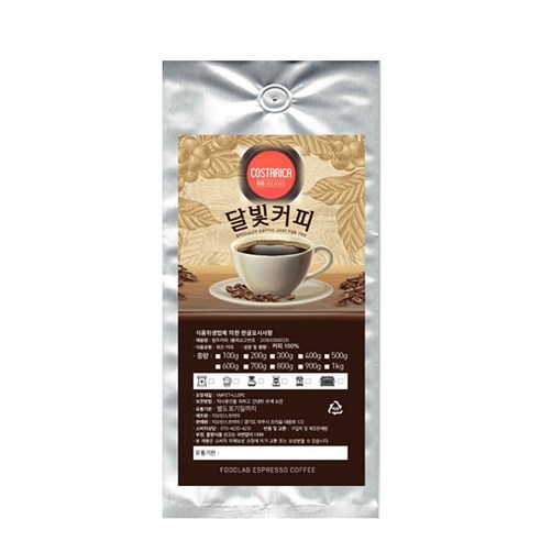 달빛커피 코스타리카 SHB 산타라우라, 핸드드립, 500g
