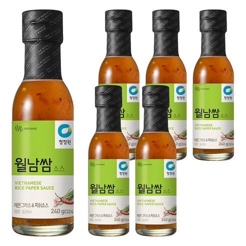청정원 월남쌈 소스, 240g, 6개