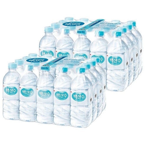 백산수, 330ml, 40개