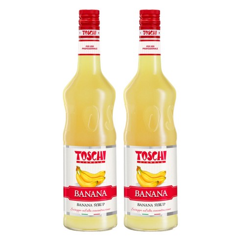 토스키 바나나 시럽, 1L, 2개