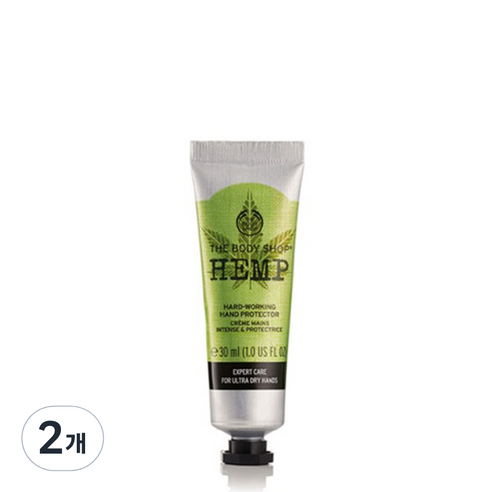 더바디샵 햄프 핸드 프로텍터, 30ml, 2개