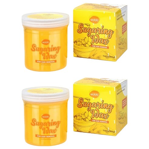 와브 슈가링 왁스 모든부위용, 450g, 2개