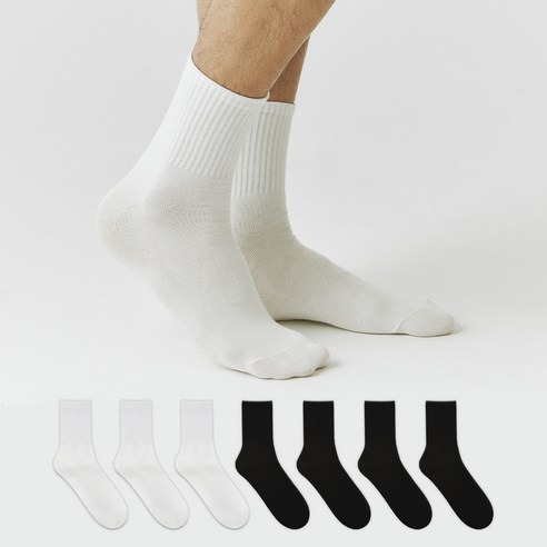 쫀쫀함으로 발 냄새 고민 끝! 사계절 내내 쾌적한 남성 고밀도 양말