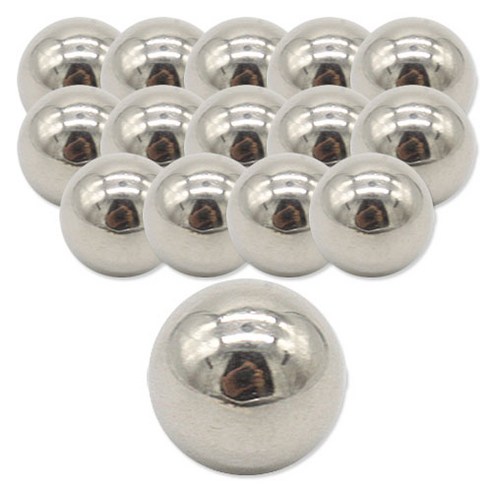 동대문단추왕 반콩 단추 10mm, 니켈, 15개