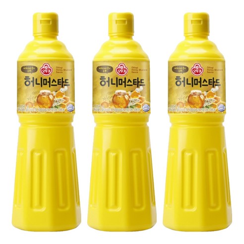 오뚜기 허니 머스타드, 1.05kg, 3개