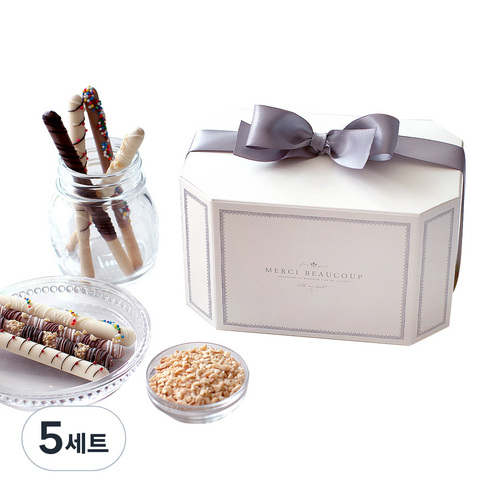 디비디디자인 루시 막대과자 초콜릿 만들기 세트, 만들기재료 15종, 5세트