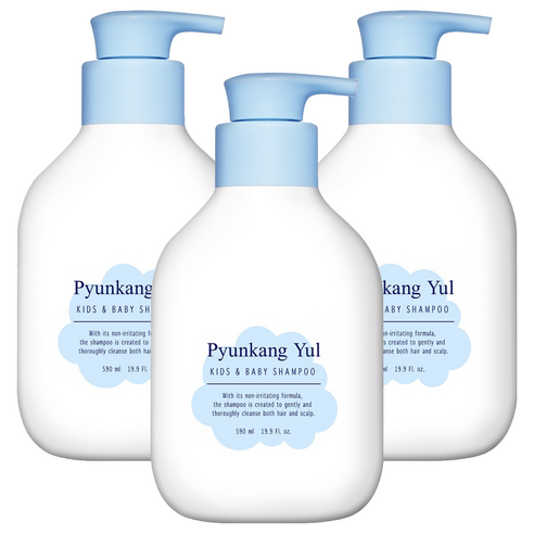 편강율 키즈 앤 베이비 샴푸 스위트 오렌지, 590ml, 3개
