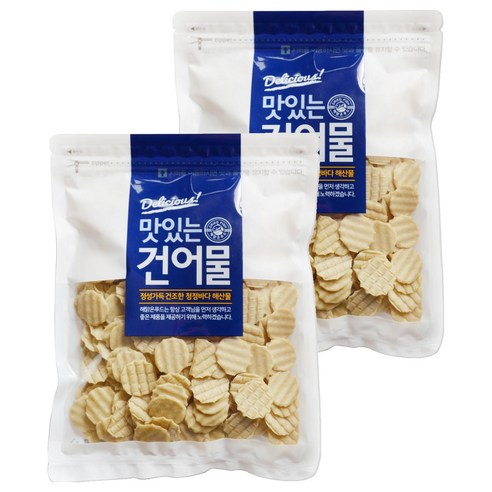해맑은푸드 꼬마 튀김쥐포, 800g, 2개