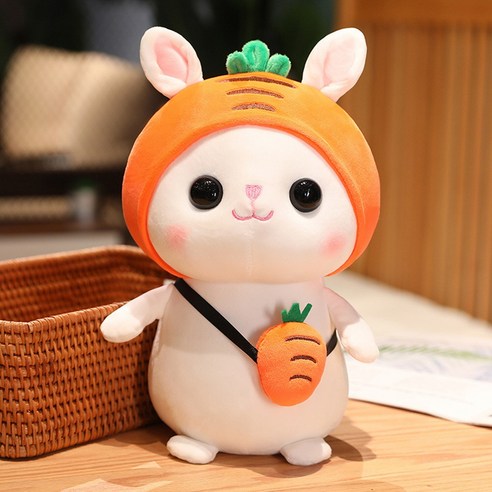 귀여운 토끼 인형, 30cm, 캐롯, 1개