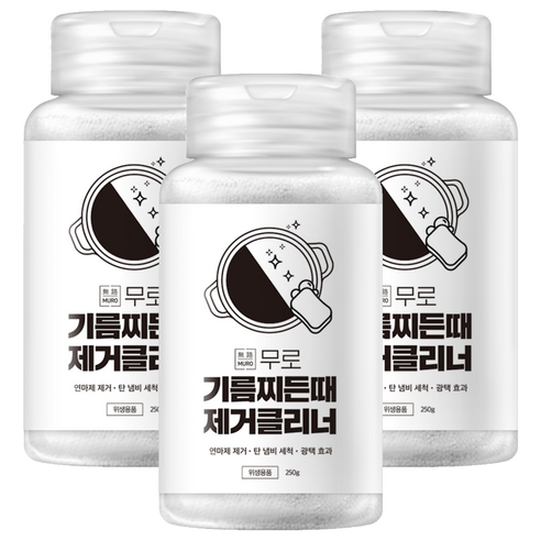 무로 기름찌든때 제거클리너, 250g, 3개