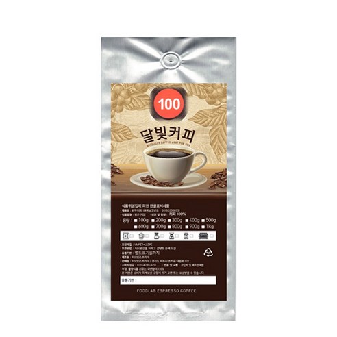 달빛커피 EXPRESS 100 분쇄 커피, 더치커피, 500g