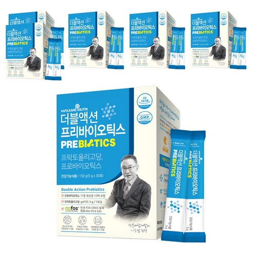 메이준뉴트리 더블액션 프리바이오틱스, 150g, 6개