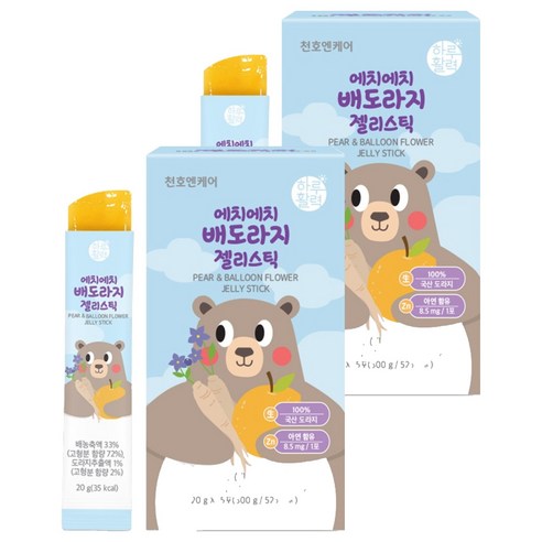 하루활력 에치에치 배도라지 젤리스틱, 20ml, 30개