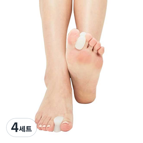 메디앤스토리 실리콘 발가락 분리젤, 4개, 4세트