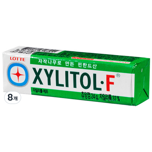 롯데 자일리톨 F, 24g, 8개