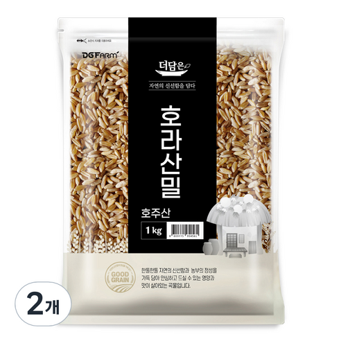 더담은 호라산밀, 1kg, 2개