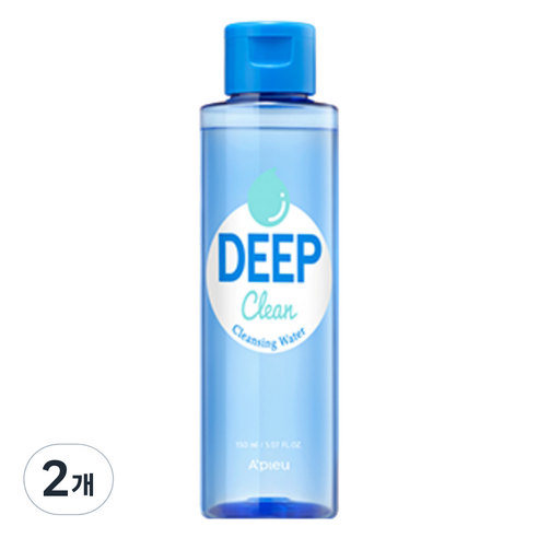 어퓨 딥클린 클렌징 워터, 2개, 150ml