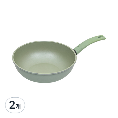 키친아트 컬러핏 IH 이노블코팅 궁중팬, 2개, 26cm