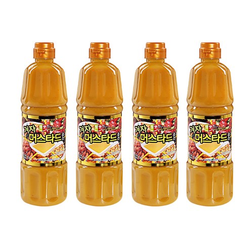 [청우] 겨자 머스타드 소스 1kg, 4개