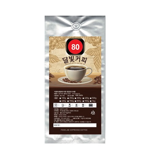 달빛커피 EXPRESS 80 분쇄 커피, 에스프레소(가정용), 1000g