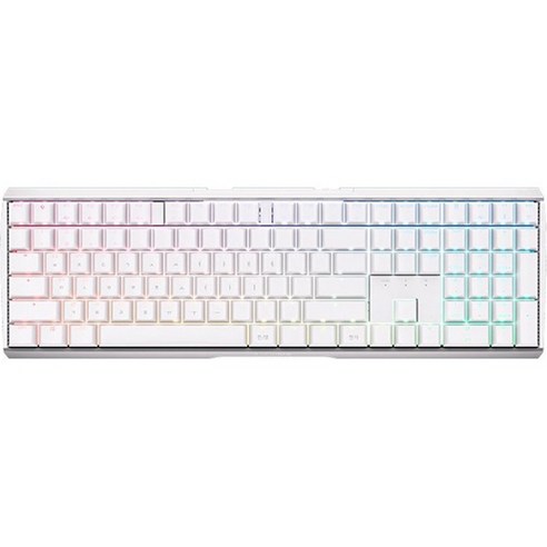 CHERRY 기계식 유무선겸용 일반형 키보드, 화이트, MX BOARD 3.0S 무선 RGB  (적축), 적축