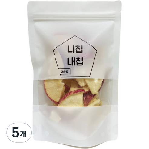 니칩내칩 동결건조 과일칩 사과, 60g, 5개