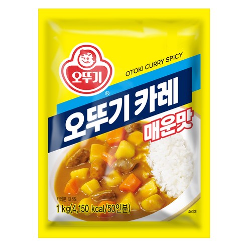 오뚜기 카레 매운맛, 1kg, 1개