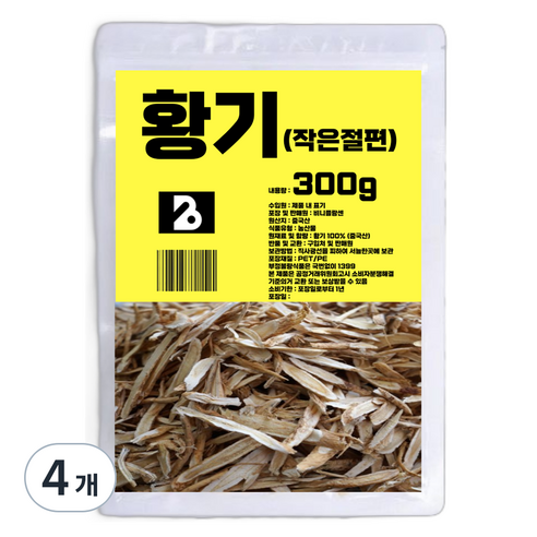 비니플랑센 작은 절편 황기, 300g, 4개