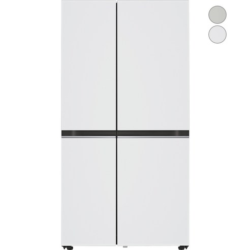 냉장고2등급 [색상선택형] LG전자 디오스 오브제컬렉션 양문형냉장고 S834AAA12 메탈 방문설치